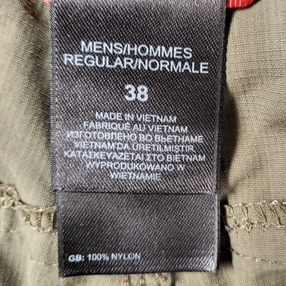 The North Face Mens 38‎ Regular Horizon Convertible Ripstop Pants Olive Green